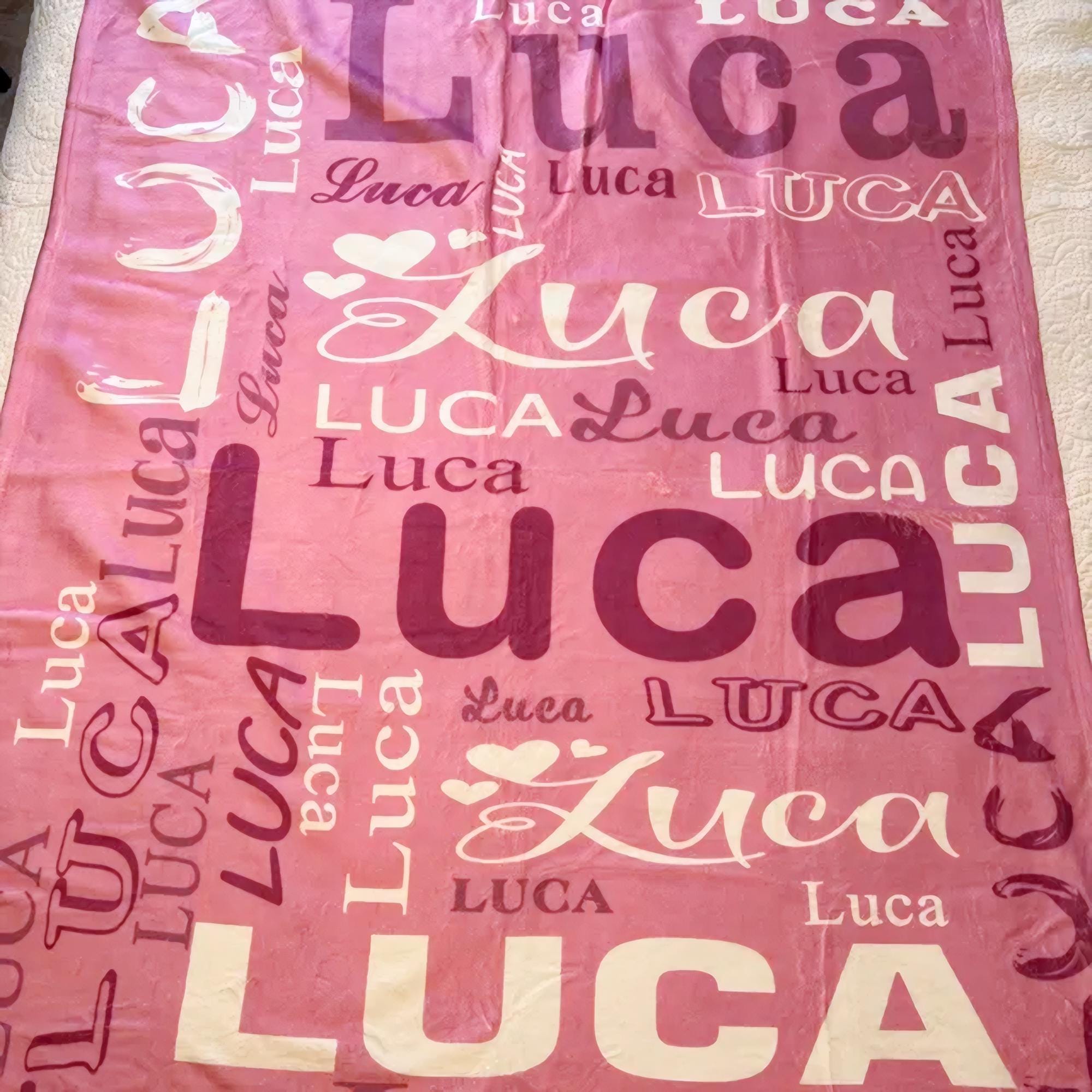 Custom Blanket for Baby, Kids, Adults, Personalized Baby Name Blanket, Blanket Gift for Boy, Girl, Nursery Blanket with Name, 1st Birthday Gift