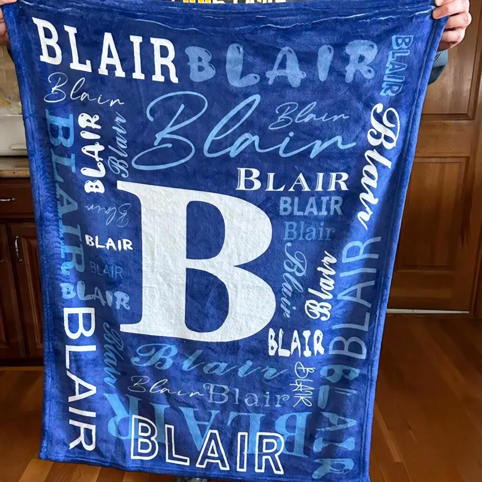 Custom Blanket for Baby, Kids, Adults, Personalized Baby Name Blanket, Blanket Gift for Boy, Girl, Nursery Blanket with Name, 1st Birthday Gift