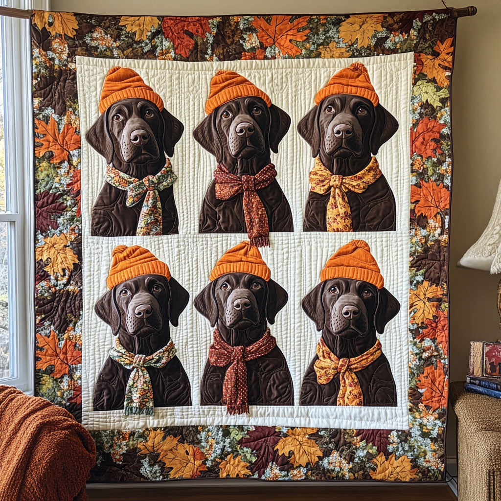 Furry Lab Tales Quilted Blanket NCU0PT1421