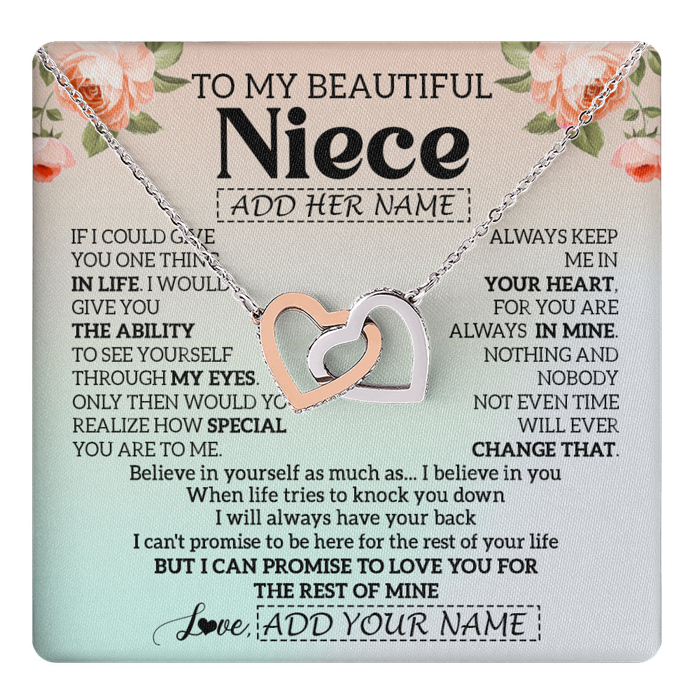 Personalized To My Beautiful Niece Gifts Necklace From Aunt Uncle Love Jewelry For Niece Birthday Gifts Wedding Christmas Customized Gift Box Message Card