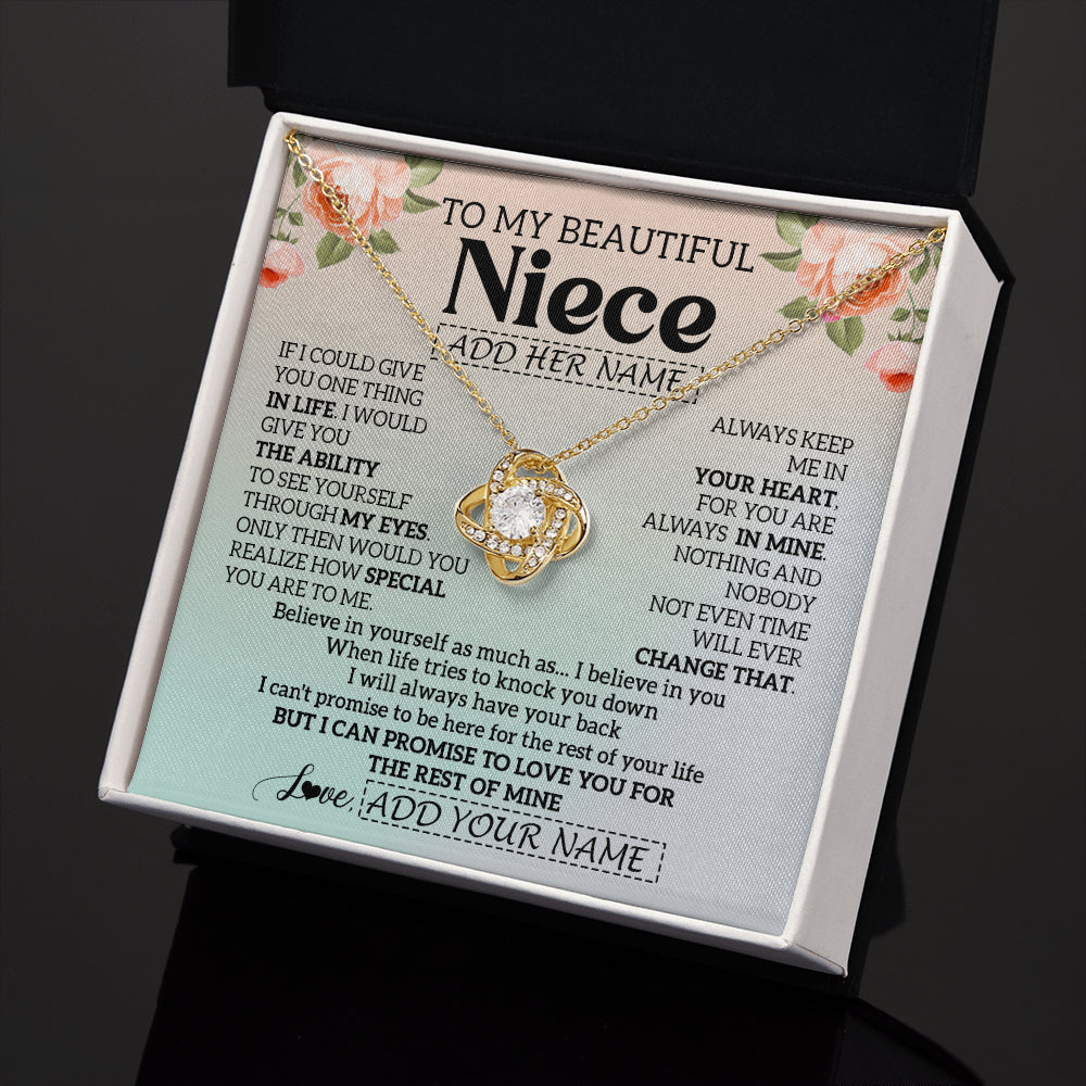 Personalized To My Beautiful Niece Gifts Necklace From Aunt Uncle Love Jewelry For Niece Birthday Gifts Wedding Christmas Customized Gift Box Message Card