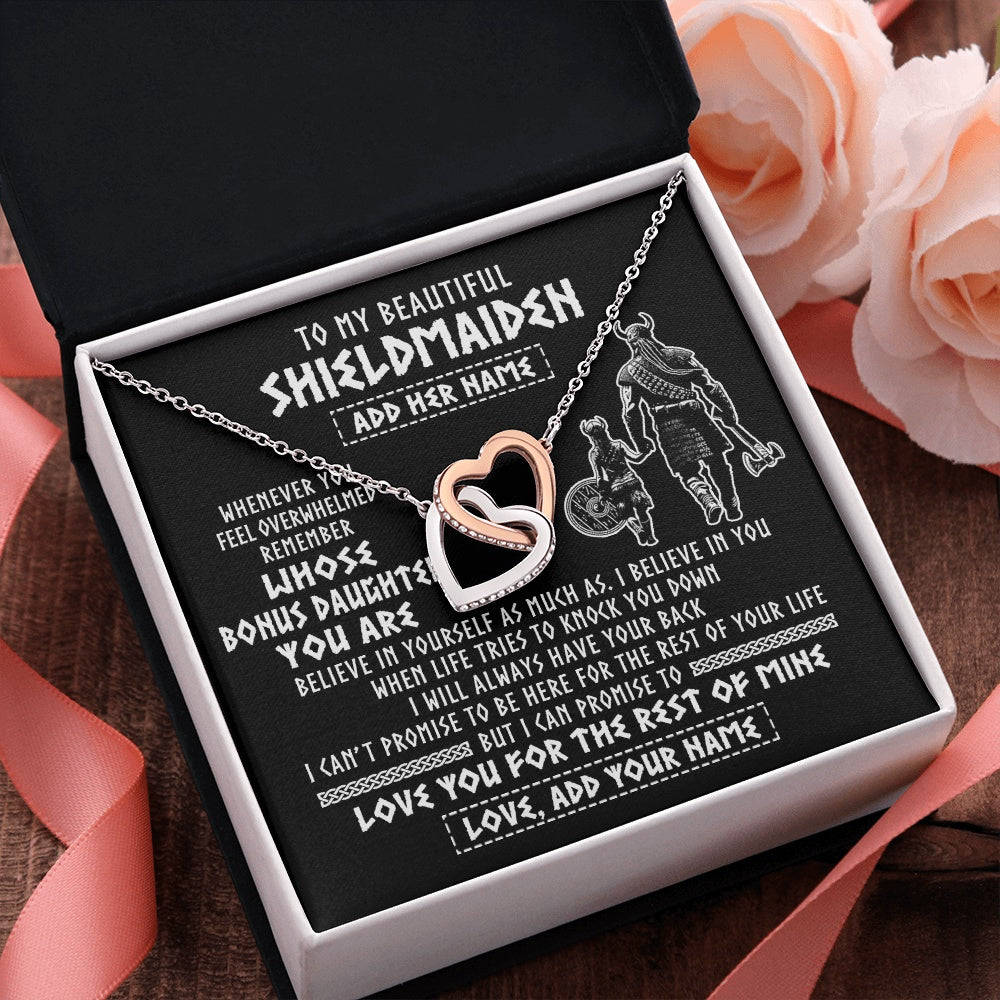 Personalized To My Beautiful Shieldmaiden Viking Necklace Whenever You Feel Overwhelmed Bonus Daughter Birthday Gifts Christmas Custom Gift Box Message Card
