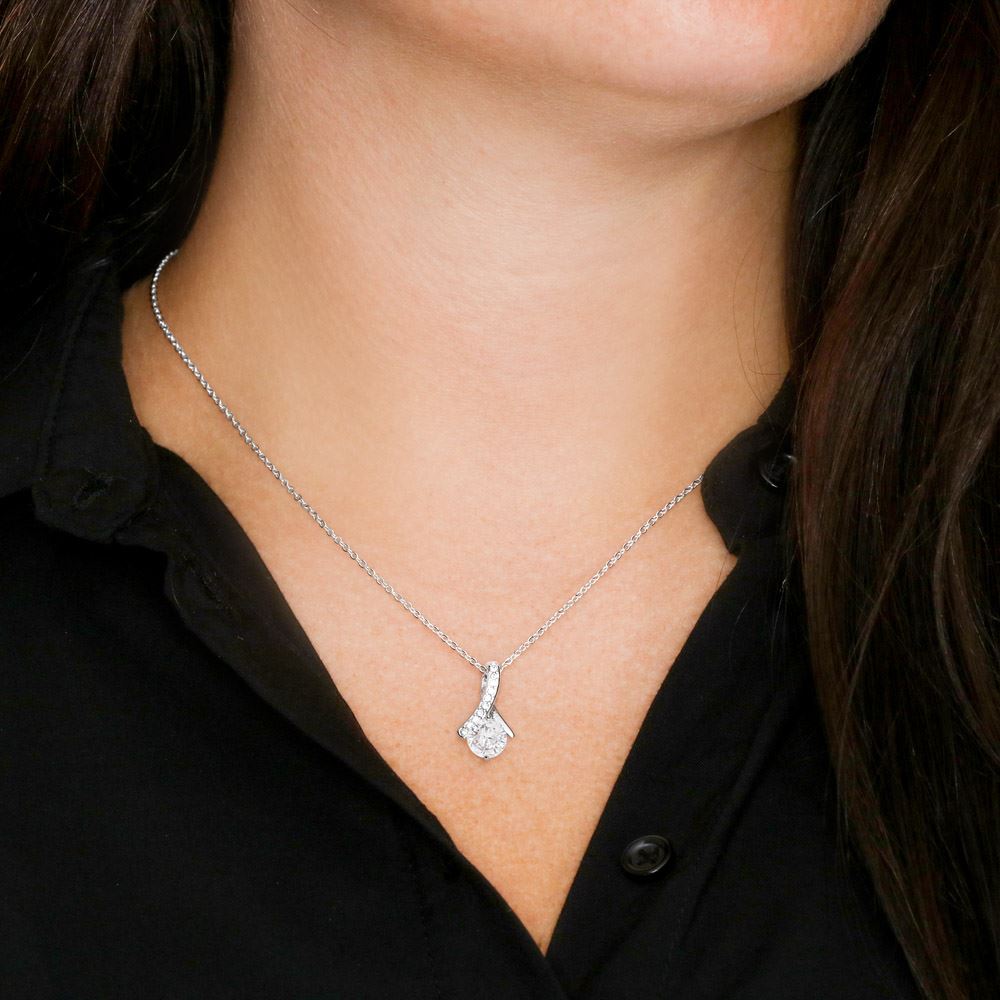 Personalized To My Beautiful Wife Necklace From Husband Love You Like I Do Promise Wife Romantic Birthday Anniversary For Her Christmas Gift Box Message Card