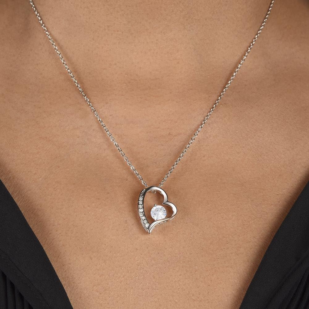Personalized To My Bonus Daughter Necklace From Step Dad Mom Never Feel That You Are Alone Wolf Birthday Jewelry Christmas Customized Gift Box Message Card