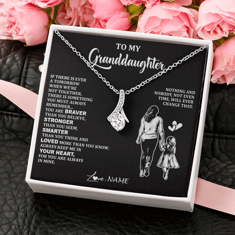 Personalized To My Granddaughter Necklace From Grandma You Are Always In Mine Beautiful Granddaughter Birthday Graduation Christmas With Gift Box Message Card