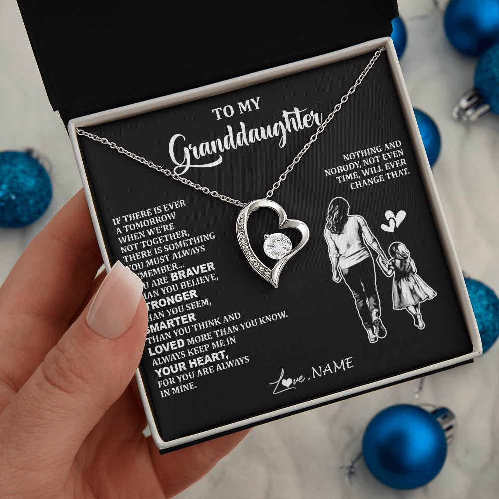 Personalized To My Granddaughter Necklace From Grandma You Are Always In Mine Beautiful Granddaughter Birthday Graduation Christmas With Gift Box Message Card