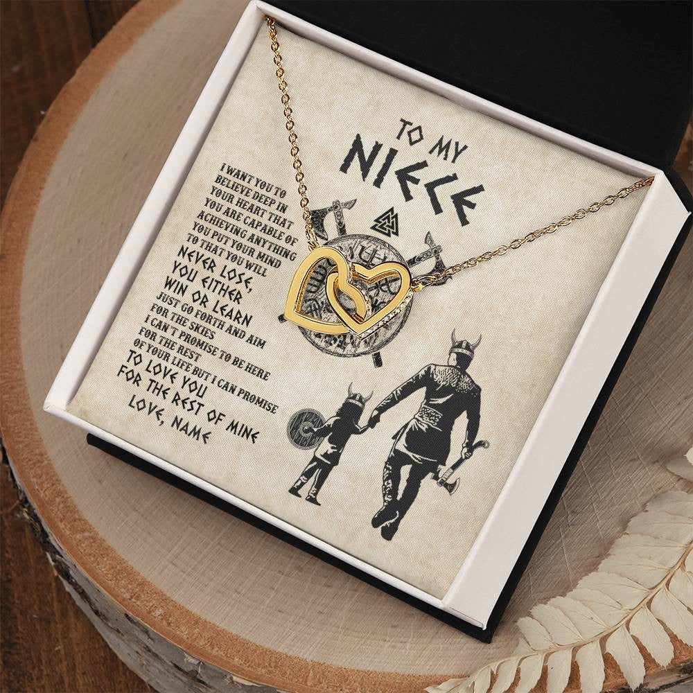 Personalized To My Niece Necklace From Uncle You Will Never Lose Viking Niece Birthday Graduation Thanksgiving Valentines Christmas Customized Message Card