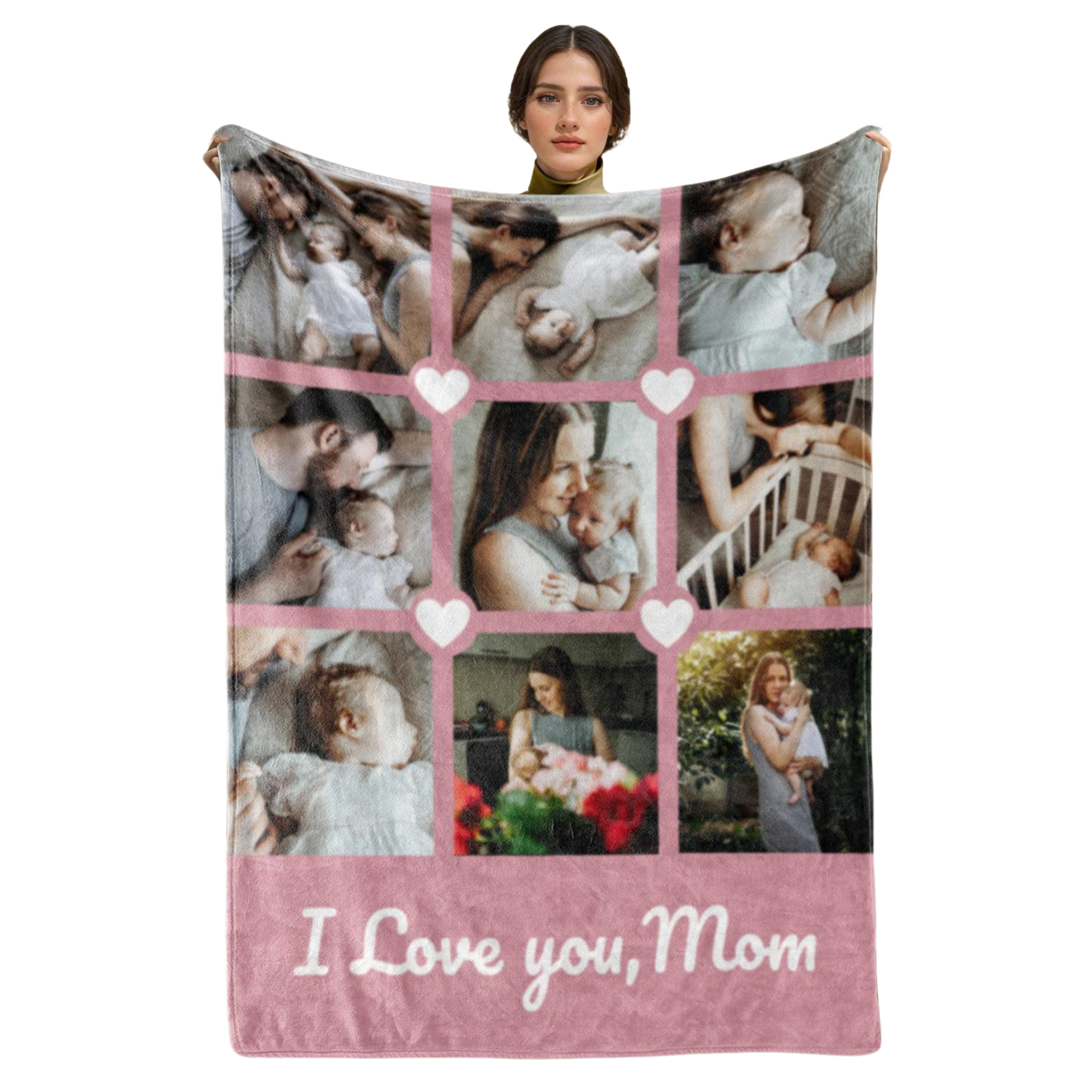 Personalized Photo Blanket, Custom Blanket with Text, Memorial Gift Blanket, Anniversary Gift, Couples Gift, Gift for Her, Christmas Gift Idea