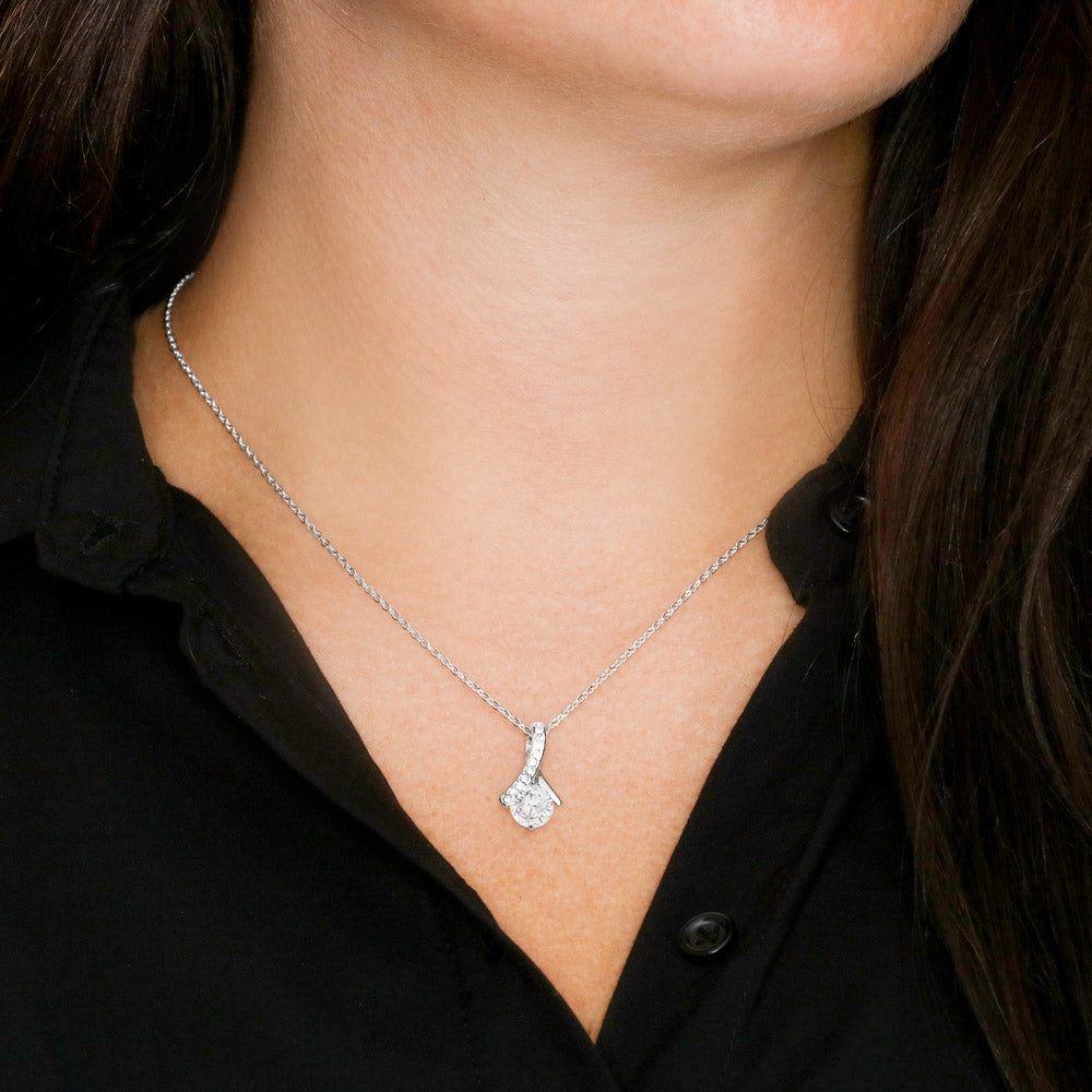 To My Niece Necklace From Aunt Uncle Never Forget That I Love You Niece  Birthday Christmas Gift Box Message Card