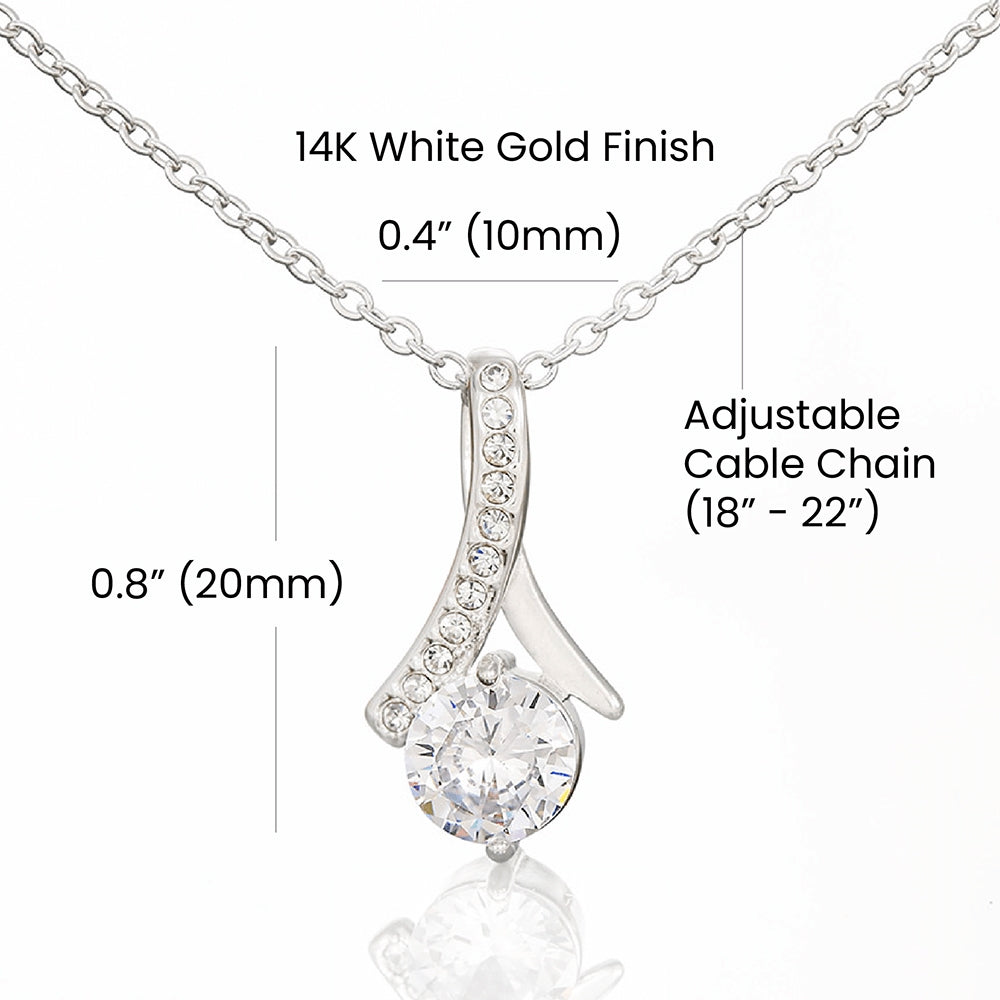 To My Niece Necklace From Aunt Uncle Never Forget That I Love You Niece  Birthday Christmas Gift Box Message Card