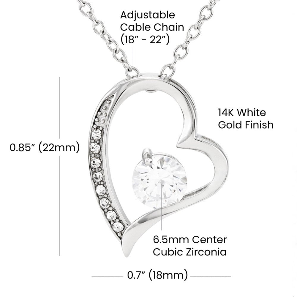 To My Niece Necklace From Aunt Uncle Never Forget That I Love You Niece  Birthday Christmas Gift Box Message Card