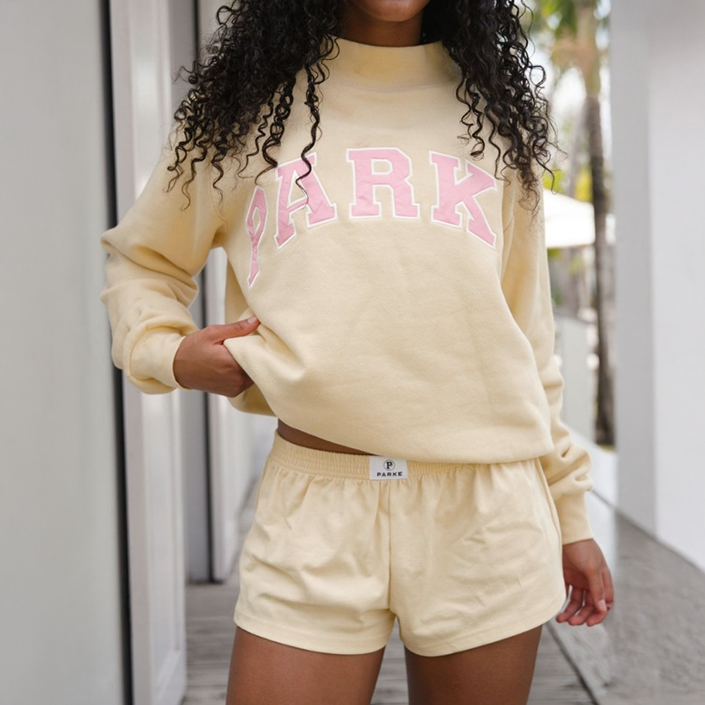 Yellow Parke Sweatshirt Parke Summer Drop Cool Gifts For Wife