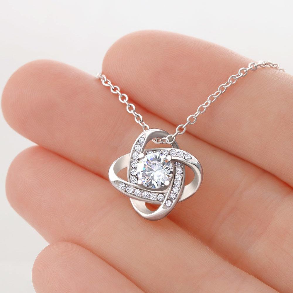 To Mom No Matter What Love Knot Necklace - KDadorn