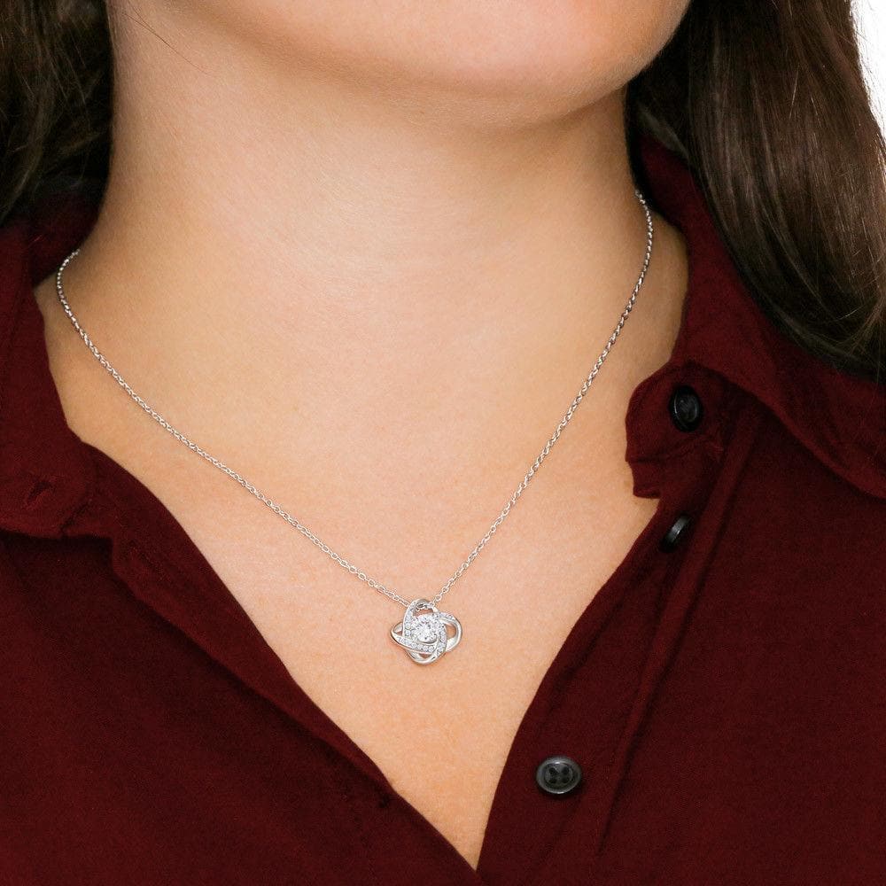 To Mom No Matter What Love Knot Necklace - KDadorn