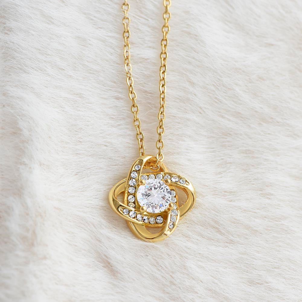To Mom No Matter What Love Knot Necklace - KDadorn
