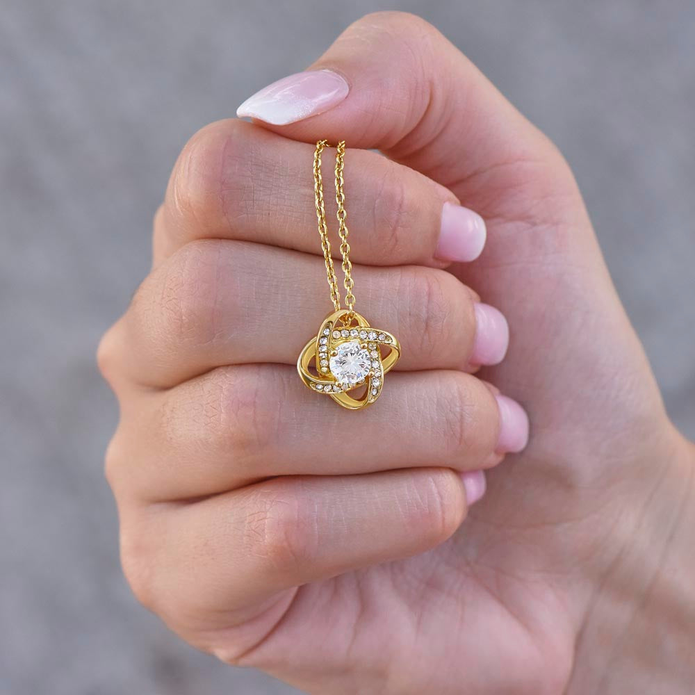 To Mom No Matter What Love Knot Necklace - KDadorn