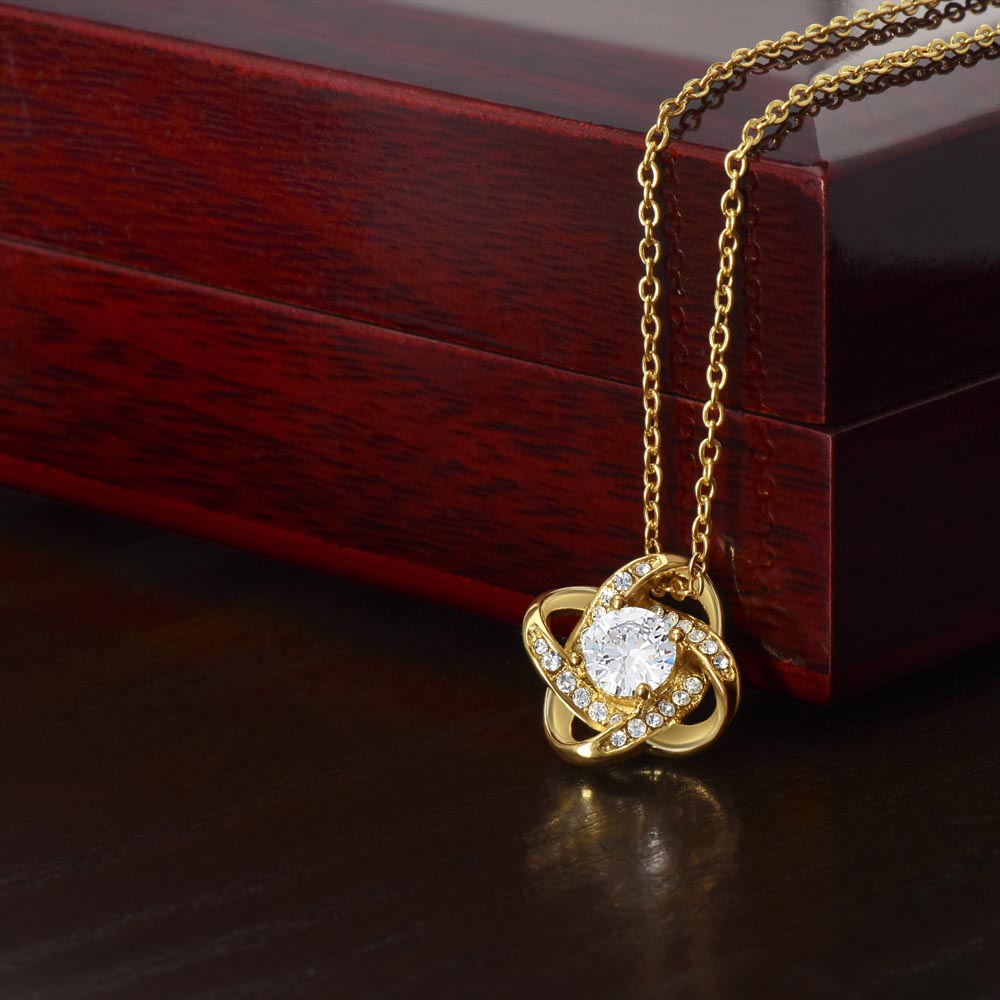 To Mom No Matter What Love Knot Necklace - KDadorn