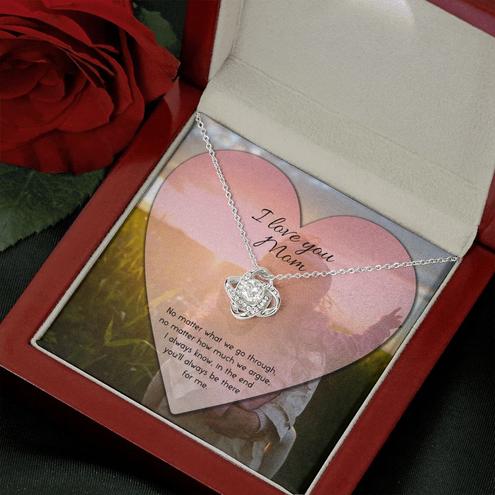 To Mom No Matter What Love Knot Necklace - KDadorn