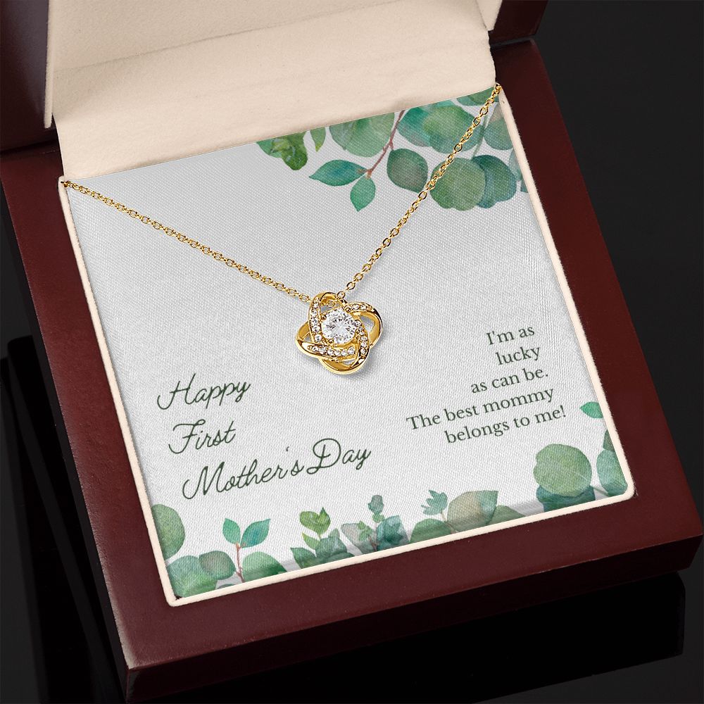 First Mother's Day Love Knot Necklace - KDadorn