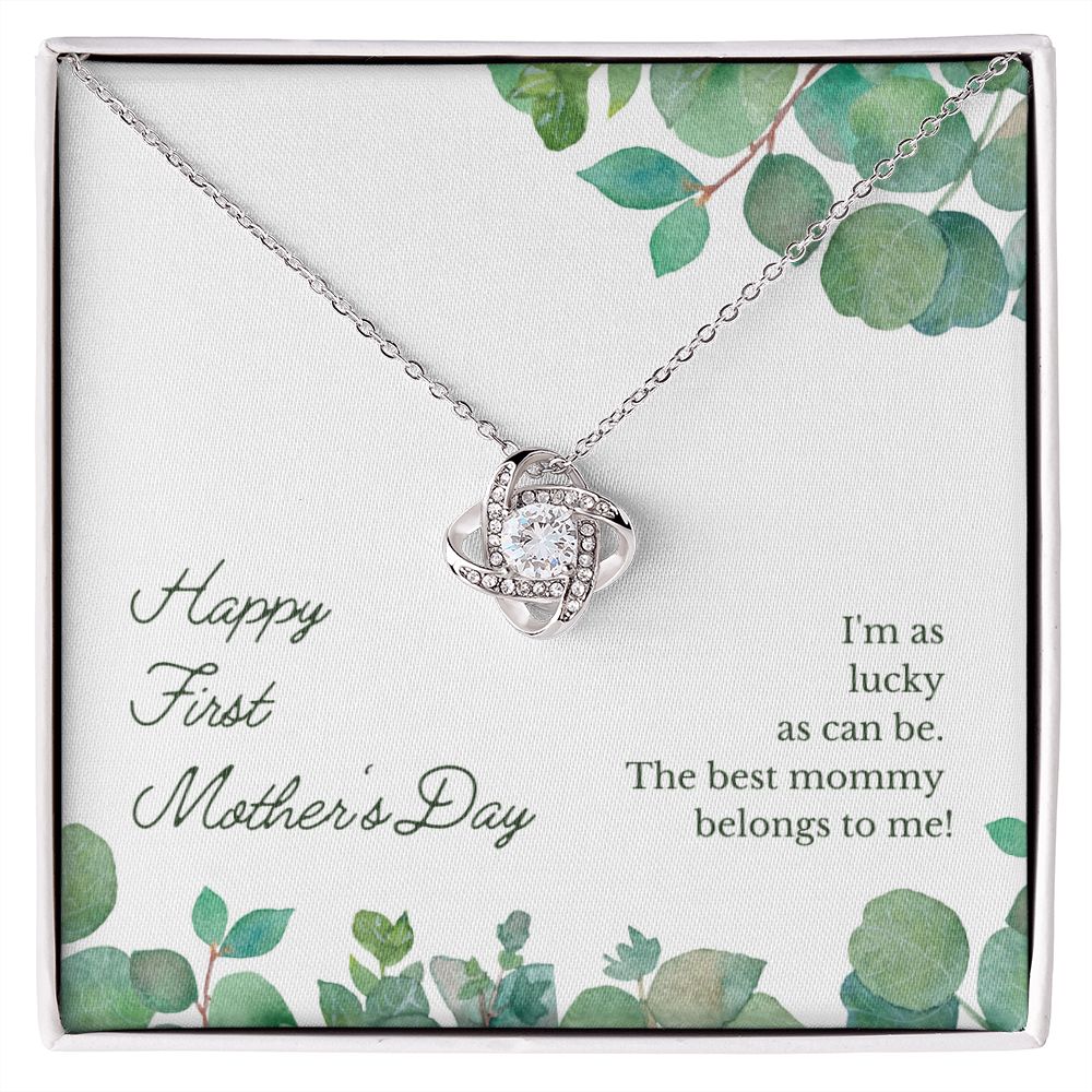 First Mother's Day Love Knot Necklace - KDadorn