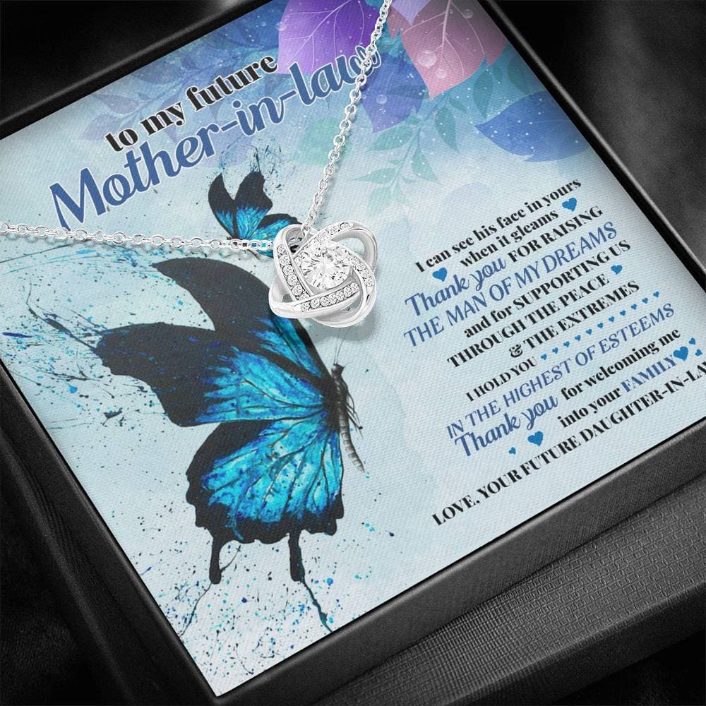 To My Future Mother-in-Law Highest of Esteems Love Knot Necklace - KDadorn