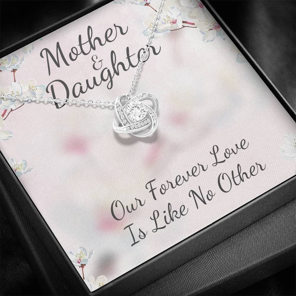 Mother and Daughter Like No Other Love Knot Necklace - KDadorn