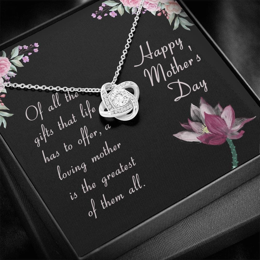 To An Amazing Mother Love Knot Necklace - KDadorn