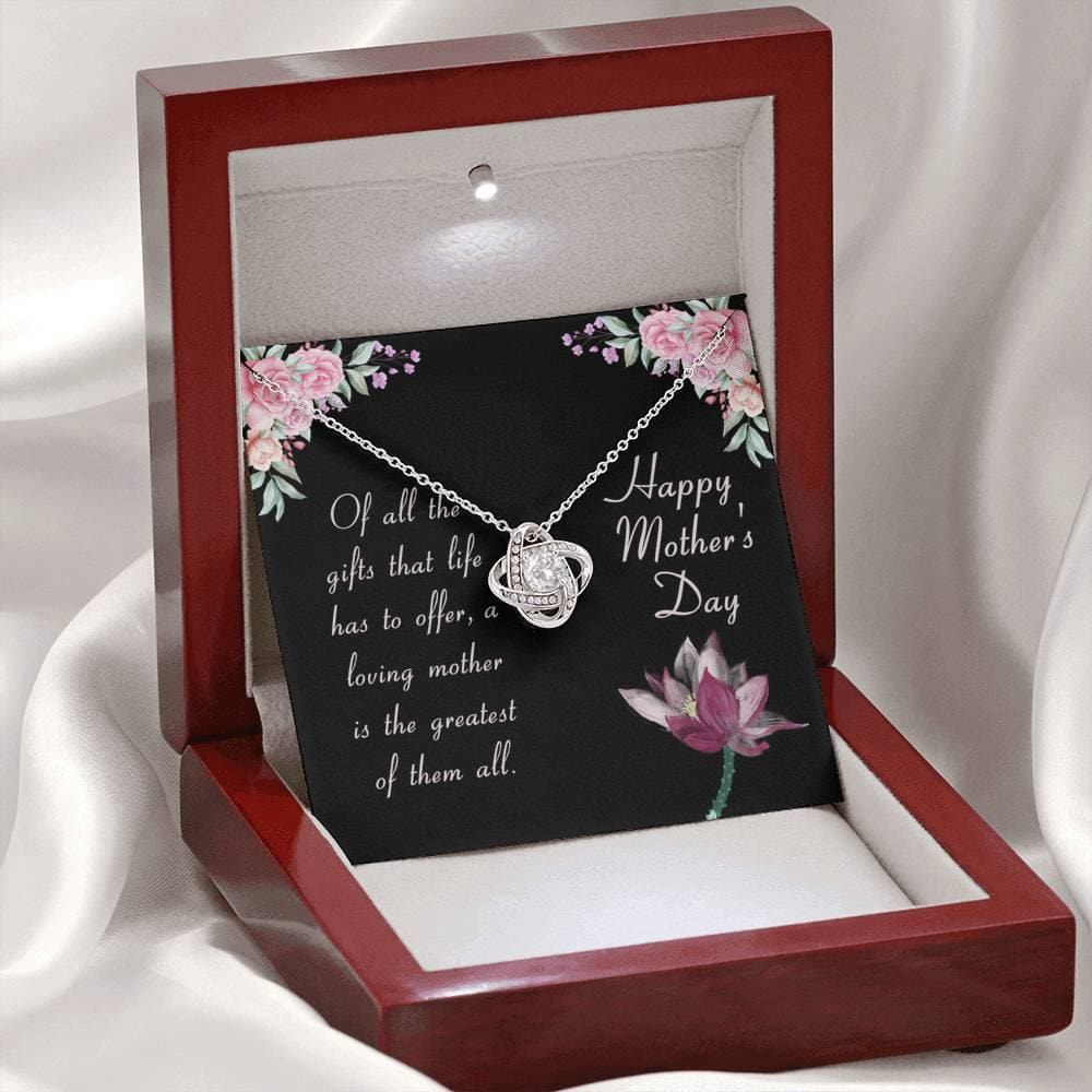 To An Amazing Mother Love Knot Necklace - KDadorn