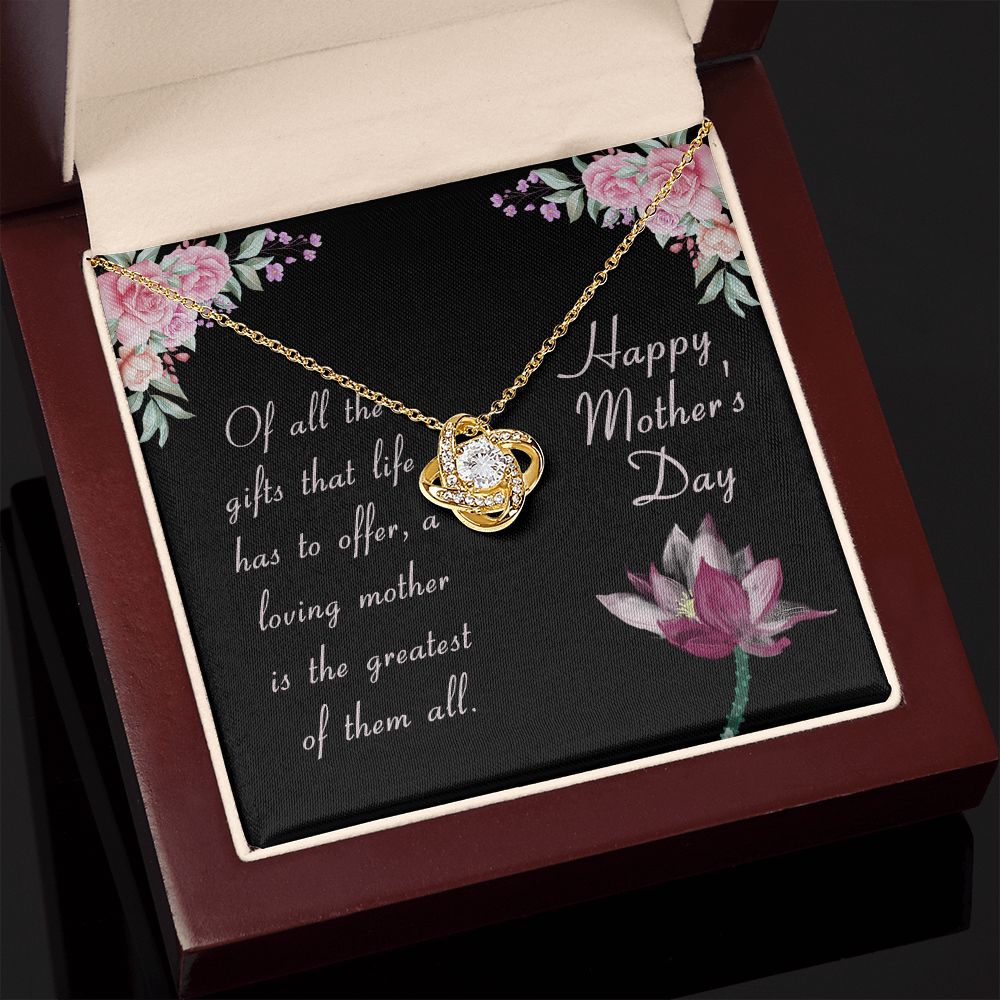 To An Amazing Mother Love Knot Necklace - KDadorn