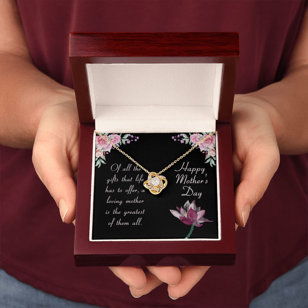 To An Amazing Mother Love Knot Necklace - KDadorn