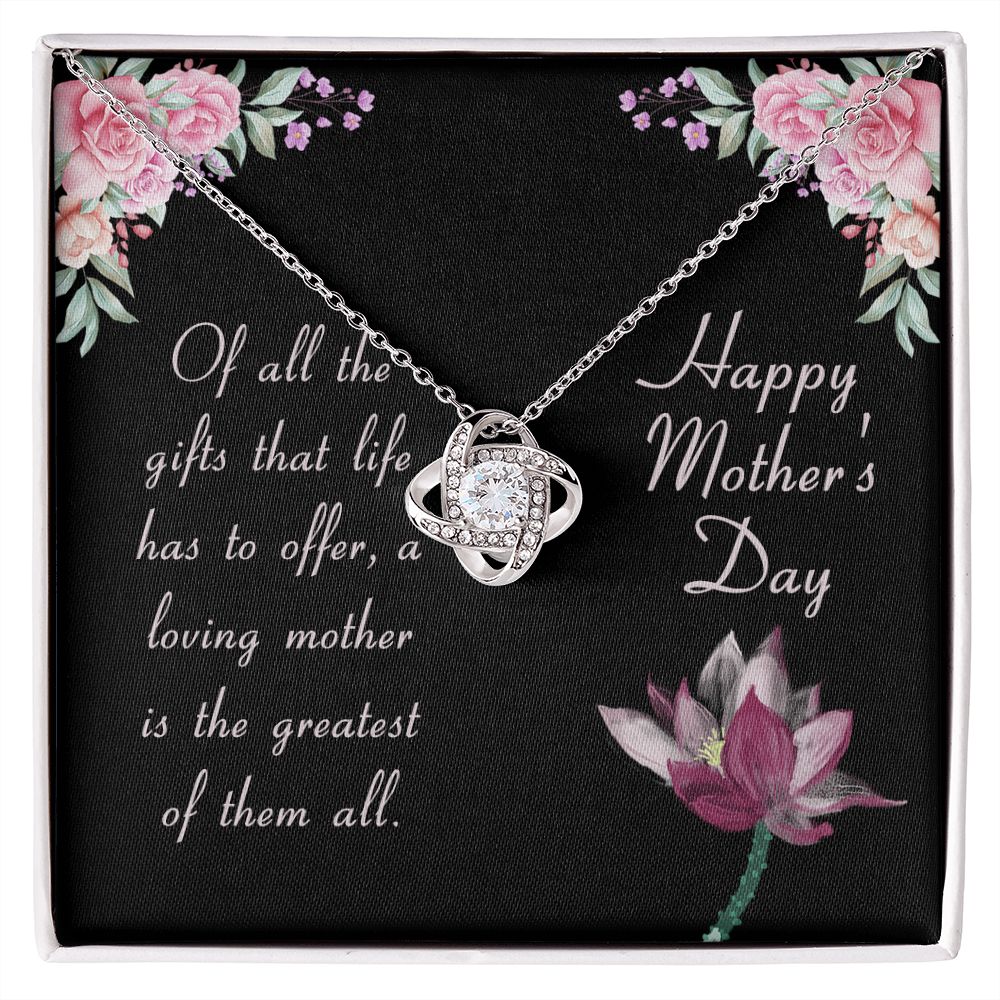 To An Amazing Mother Love Knot Necklace - KDadorn