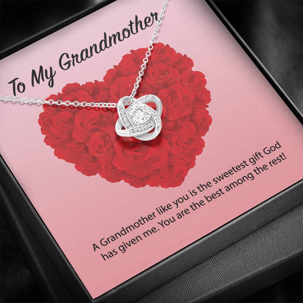 To My Grandmother Love Knot Necklace - KDadorn