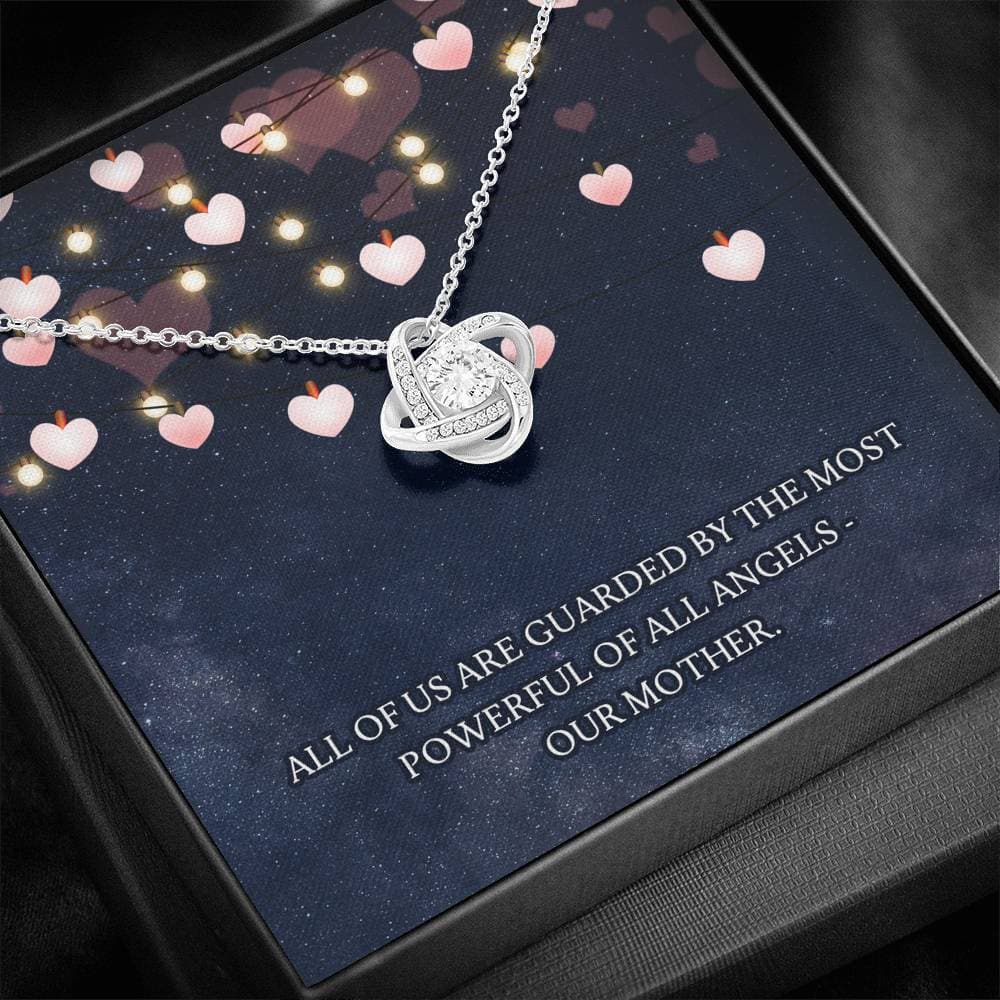 Guarded by our Mother Love Knot Necklace - KDadorn