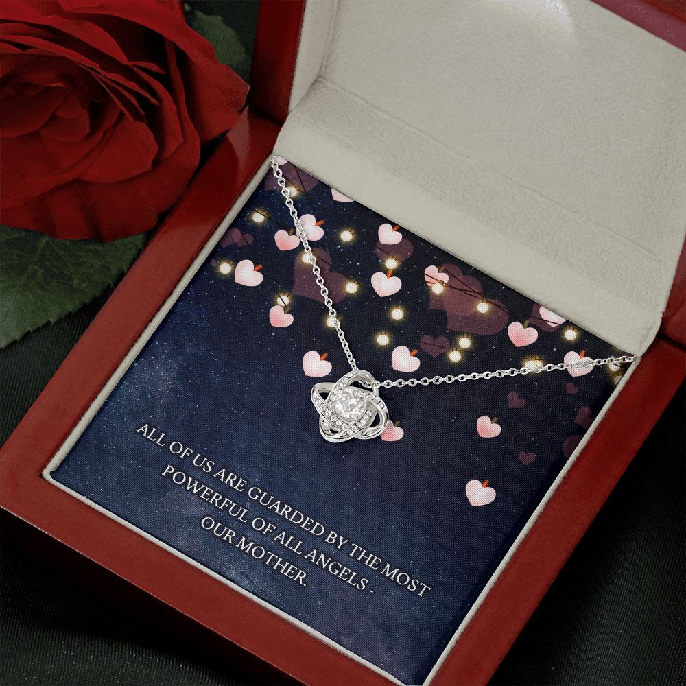 Guarded by our Mother Love Knot Necklace - KDadorn