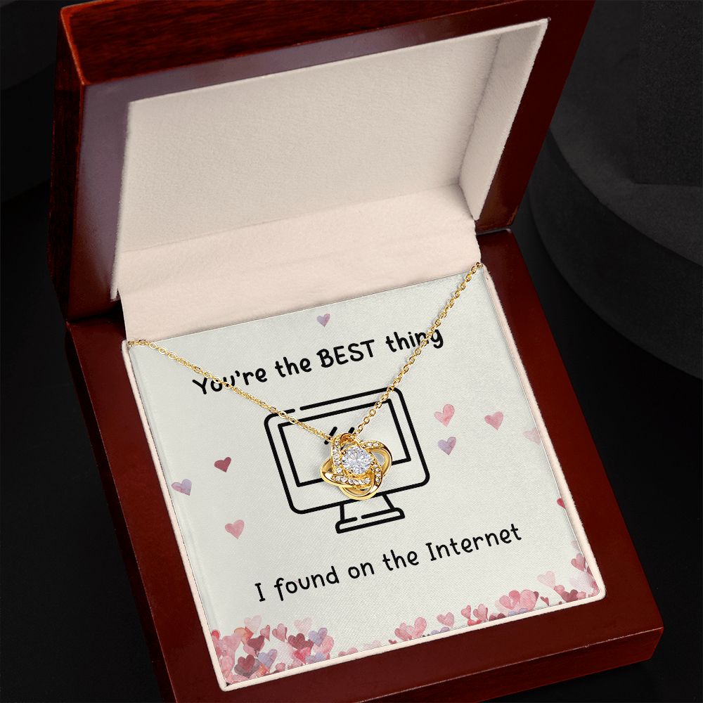 The Best Thing I Found On the Internet Love Knot Necklace - KDadorn