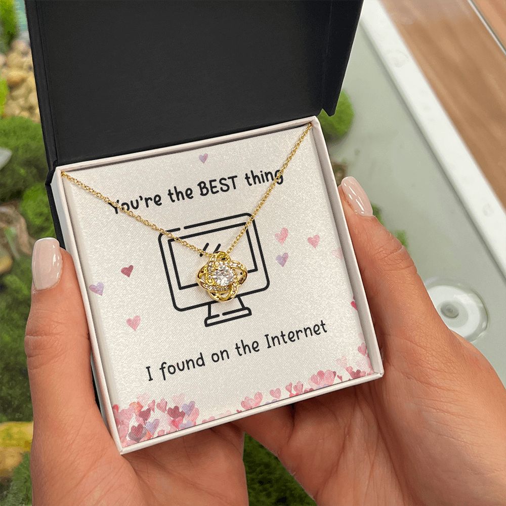 The Best Thing I Found On the Internet Love Knot Necklace - KDadorn