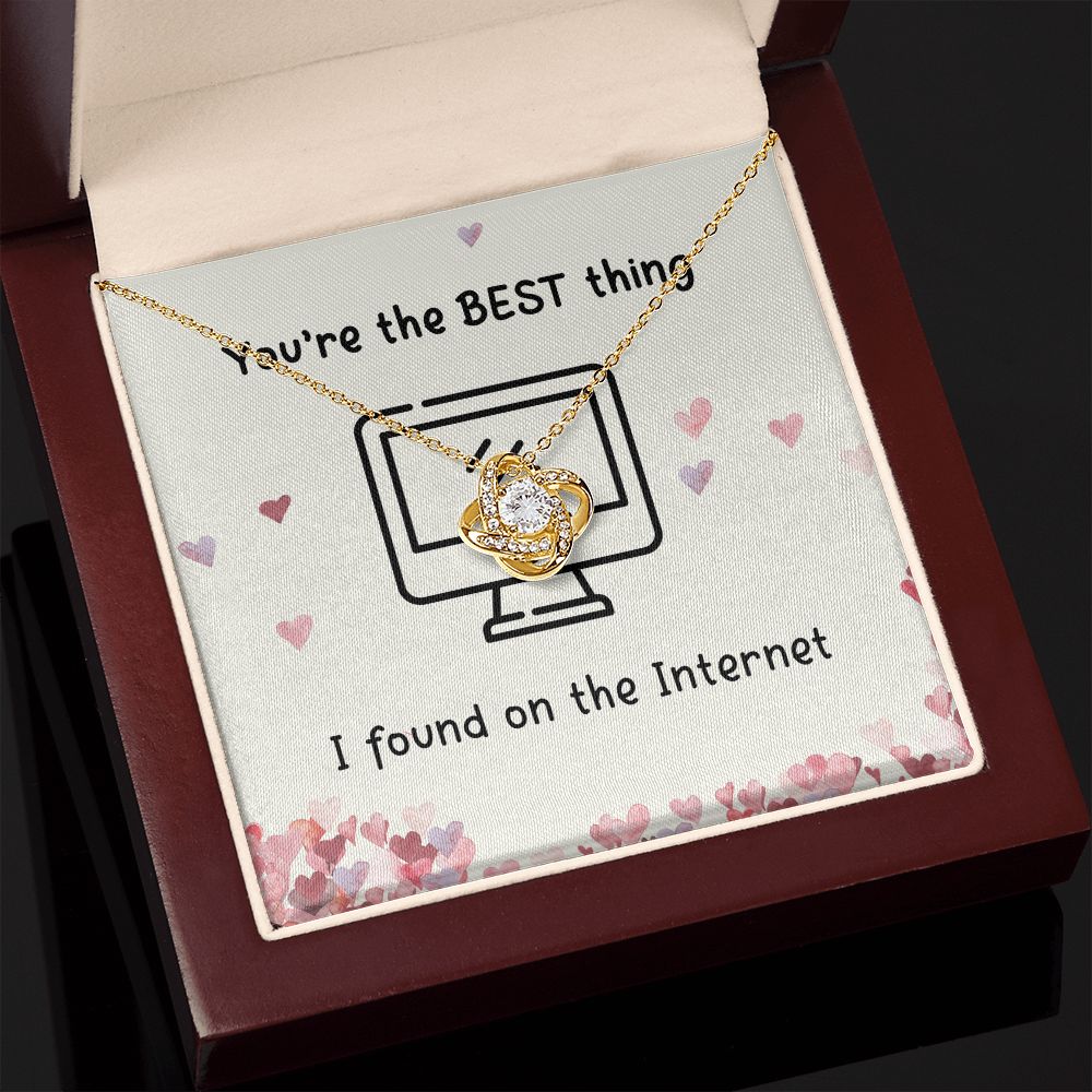 The Best Thing I Found On the Internet Love Knot Necklace - KDadorn