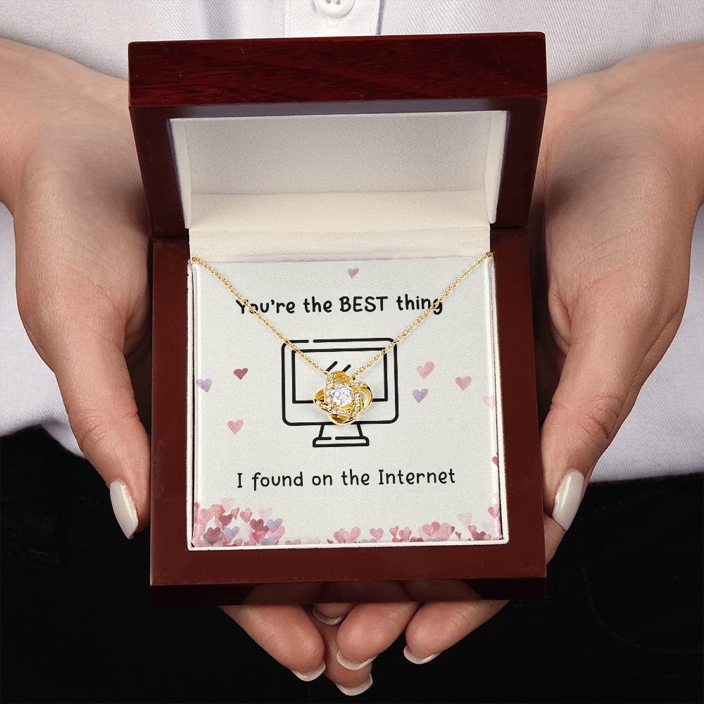 The Best Thing I Found On the Internet Love Knot Necklace - KDadorn