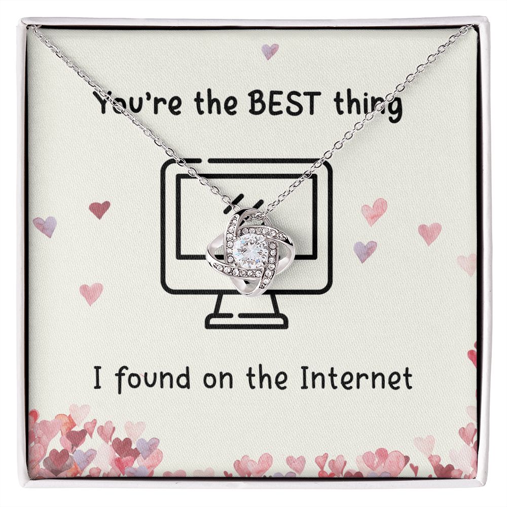 The Best Thing I Found On the Internet Love Knot Necklace - KDadorn
