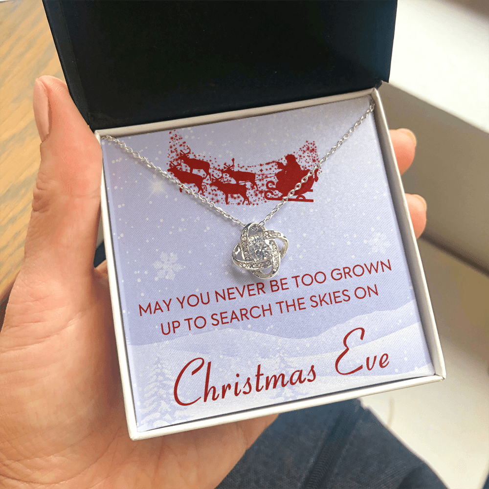 Christmas Eve Love Knot Necklace - KDadorn