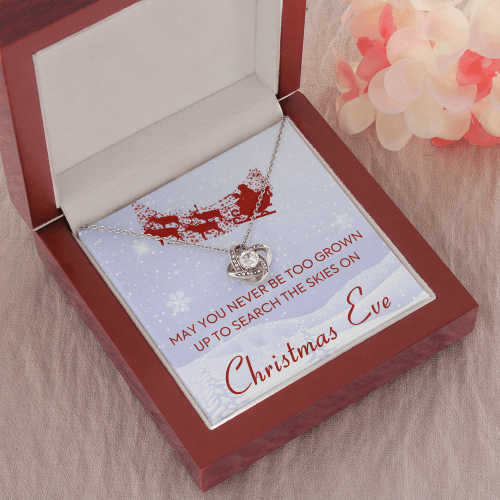 Christmas Eve Love Knot Necklace - KDadorn