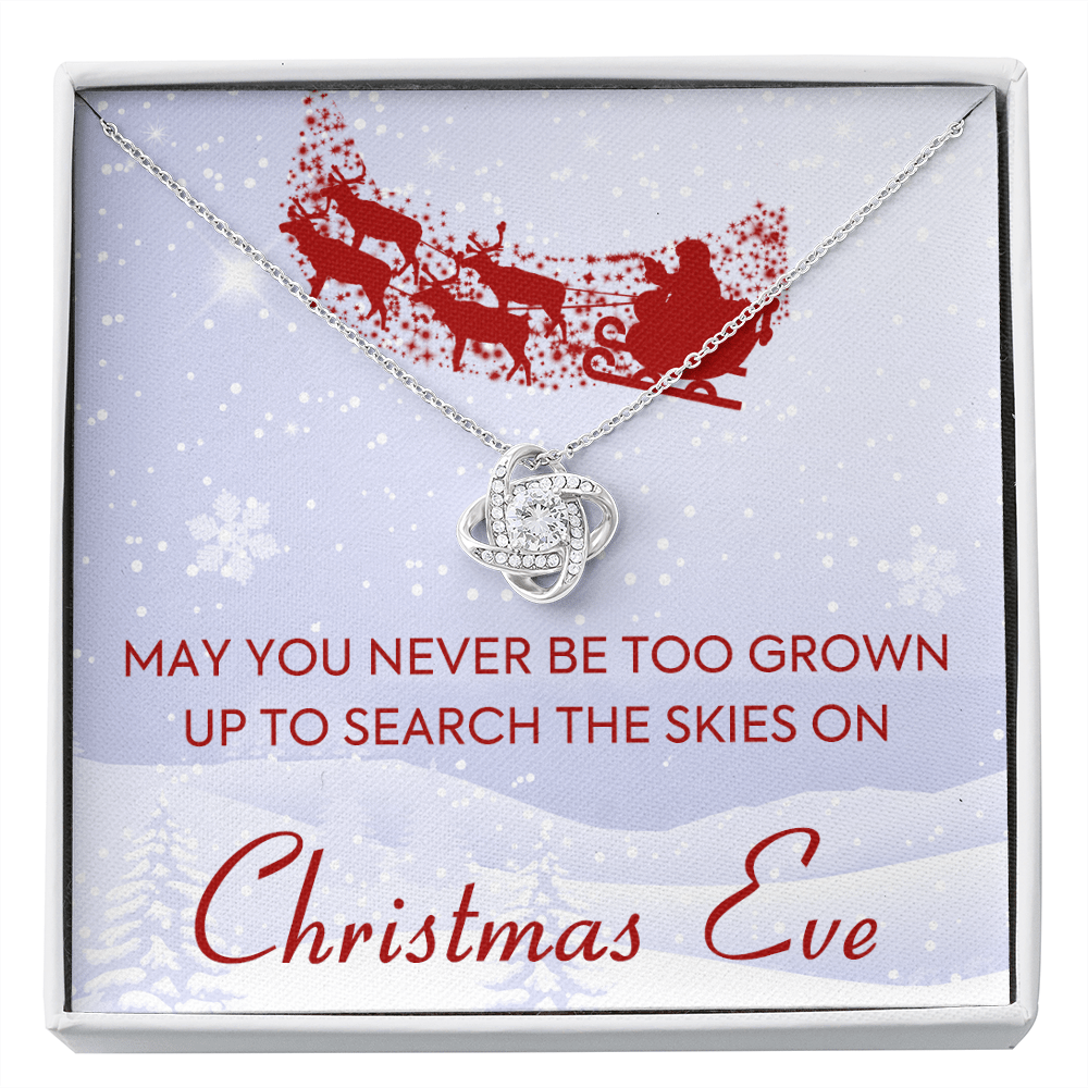 Christmas Eve Love Knot Necklace - KDadorn