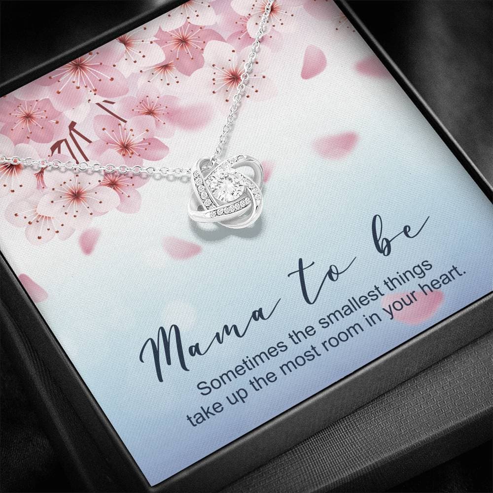 Mama To Be The Smallest Things Love Knot Necklace - KDadorn