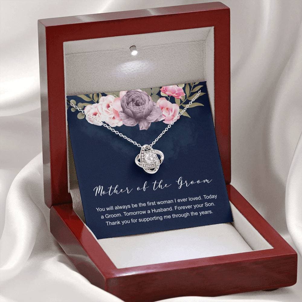 Mother of the Groom Love Knot Necklace - KDadorn