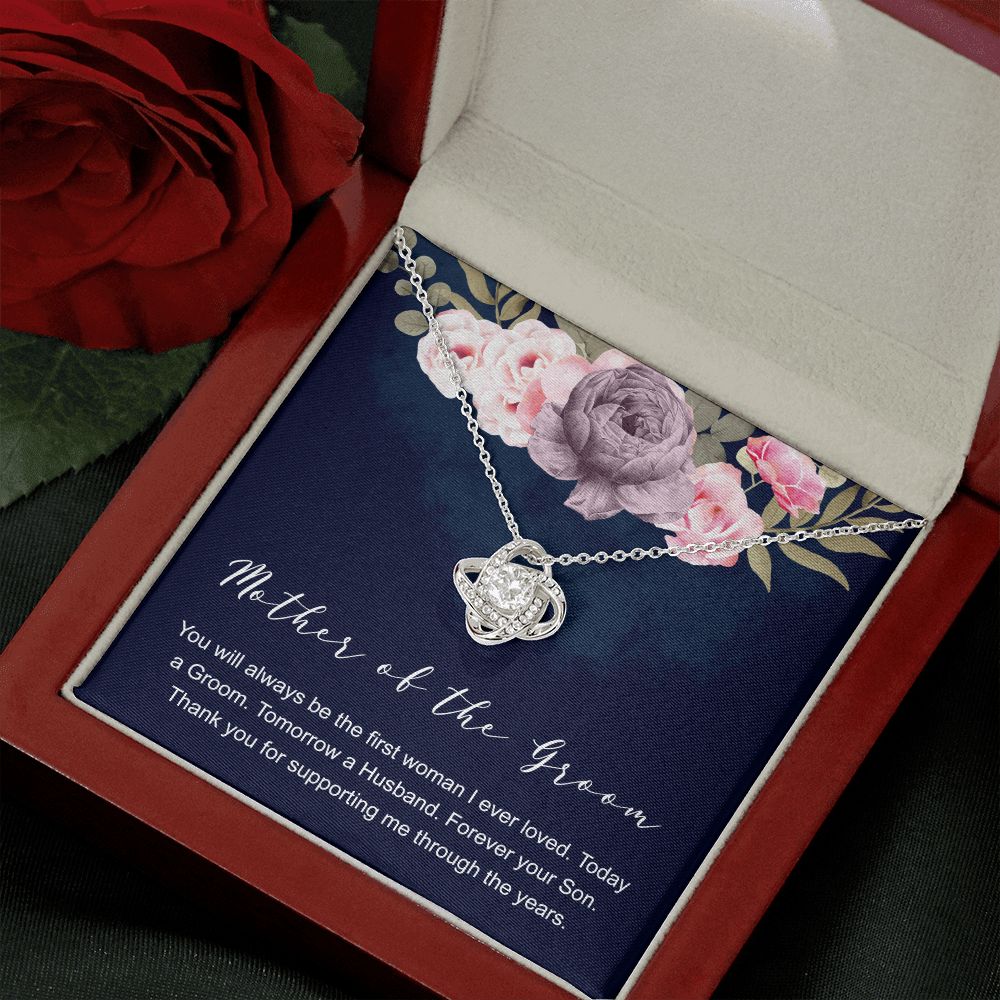 Mother of the Groom Love Knot Necklace - KDadorn