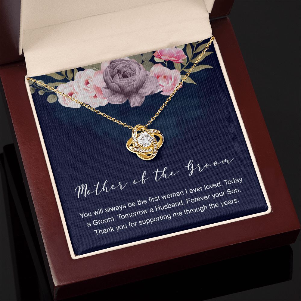 Mother of the Groom Love Knot Necklace - KDadorn