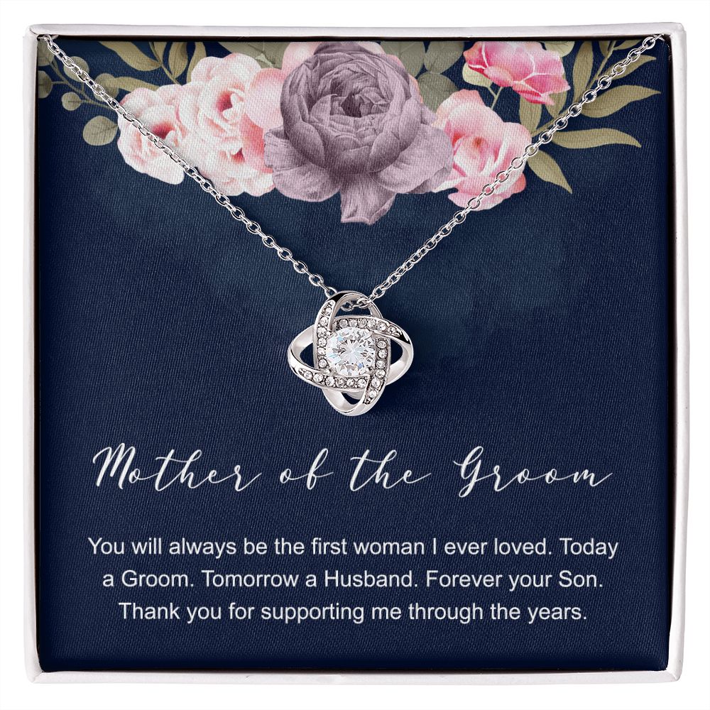 Mother of the Groom Love Knot Necklace - KDadorn