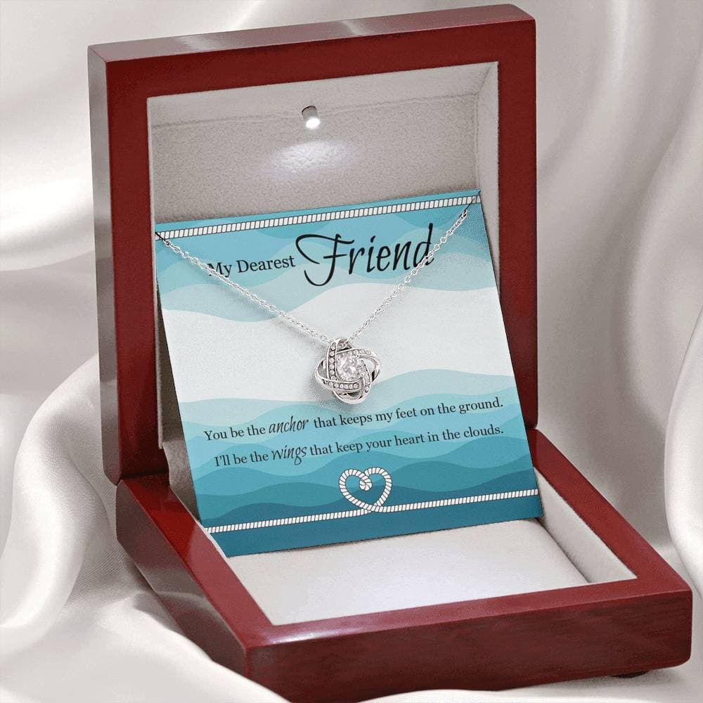 My Dearest Friend Love Knot Necklace - KDadorn