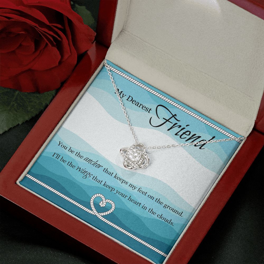 My Dearest Friend Love Knot Necklace - KDadorn