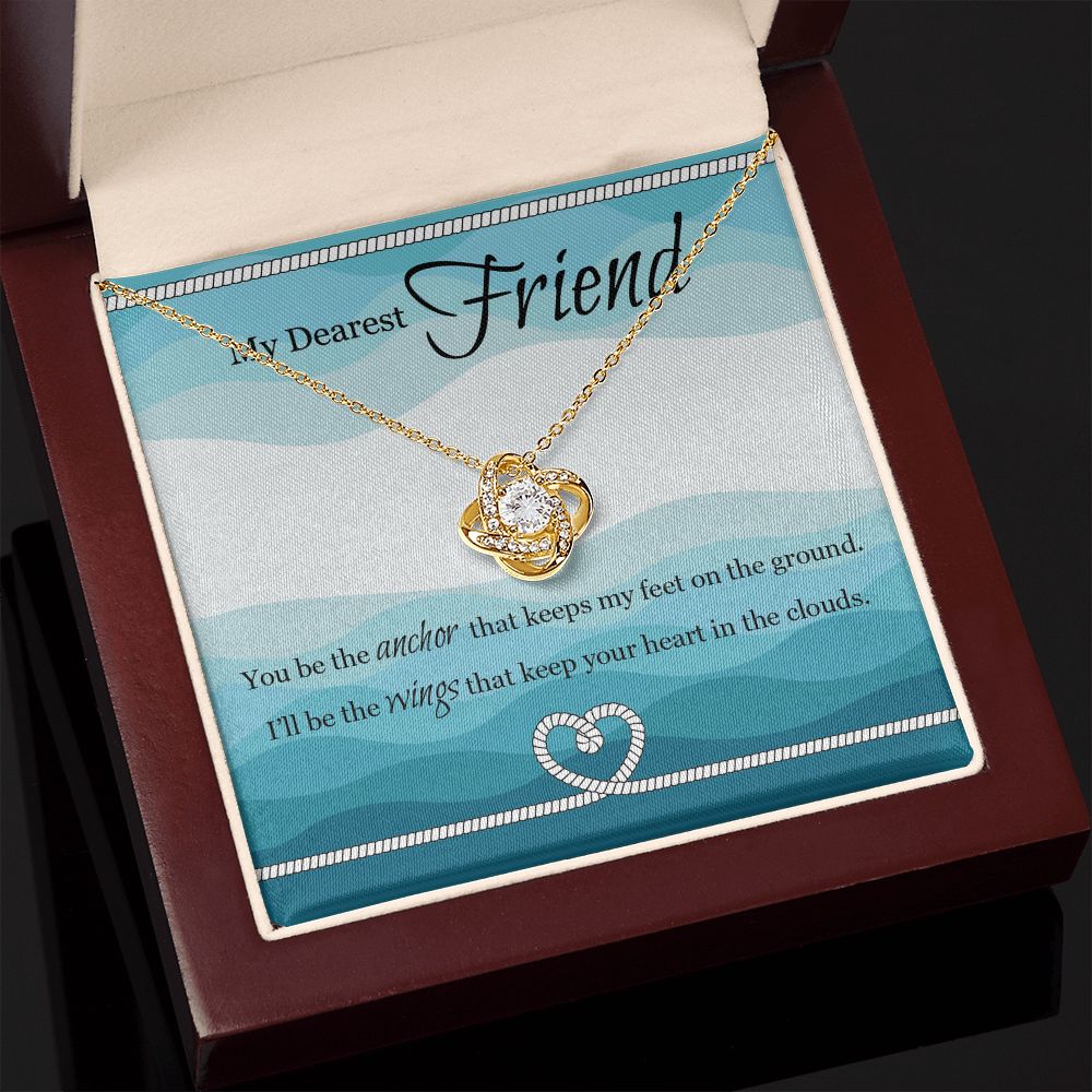 My Dearest Friend Love Knot Necklace - KDadorn